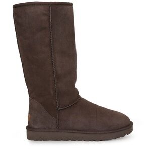 UGG Classic Tall Dark Brown Chocolate Winter Boots size 8